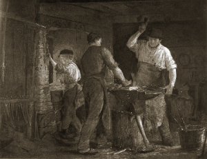 The Blacksmith in Hornbæk (1875)